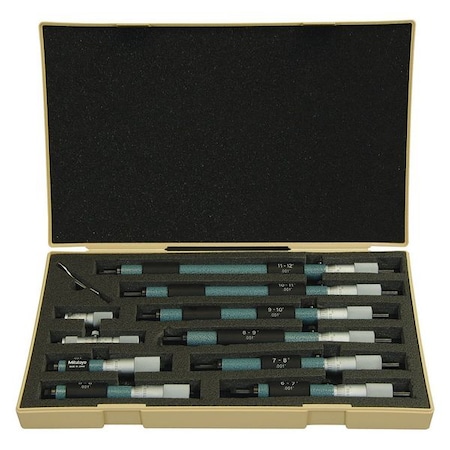 10-PC. Tubular Inside Micrometer Set MPN:133-904
