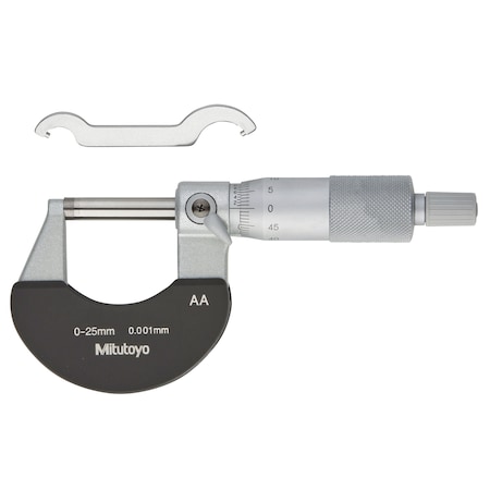 Micrometer, Outside, 0-25mm MPN:102-311