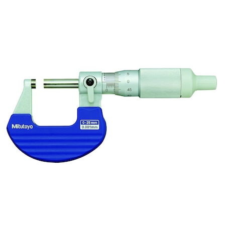 Micrometer, Outside, 0-25mm, 0.001mm, Rt MPN:102-707