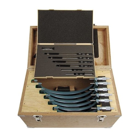 Micrometer Set, 6-12In, 0.0001In, 6Pc MPN:103-909