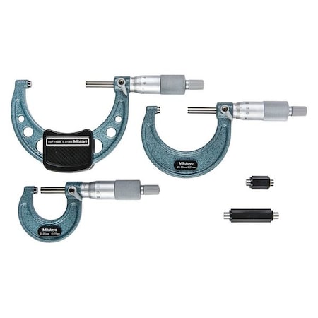 3 Pcs Outside Micrometer Set MPN:103-927-10