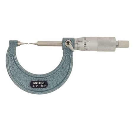 Point Micrometer, 0 to 1