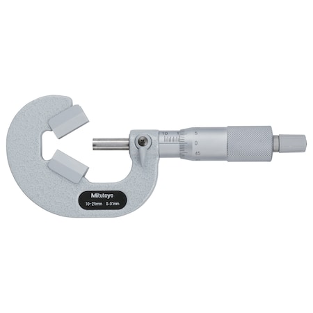 Micrometer, V-Anvil, .05-.6/.001