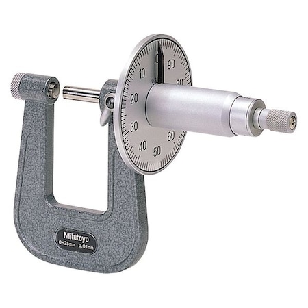 0 to 25/.01mm Sheet Metal Micrometer MPN:119-202
