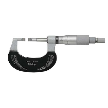 Mechanical Blade Micrometer, 0 in to 1 in MPN:122-151-10
