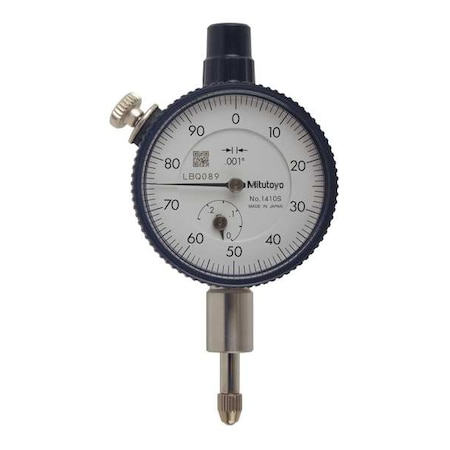 Dial Indicator, 0 to 0.250 In, 0-100 MPN:1410A-10CAL