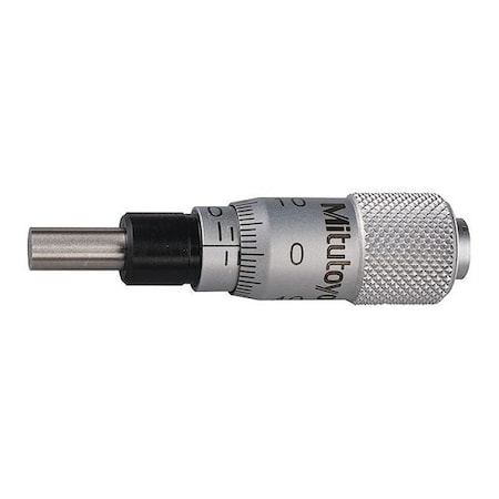 Micrometer Head, 0 to 6.5mm Range, Steel MPN:148-201-10