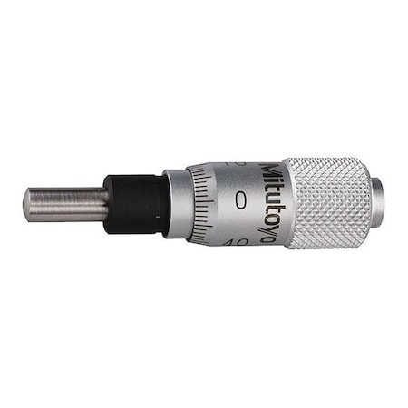 Micrometer Head, 0 to 6.5mm Range, Steel MPN:148-205-10