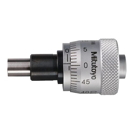 Micrometer Head, 0 to 6.5mm Range, Steel MPN:148-303-10