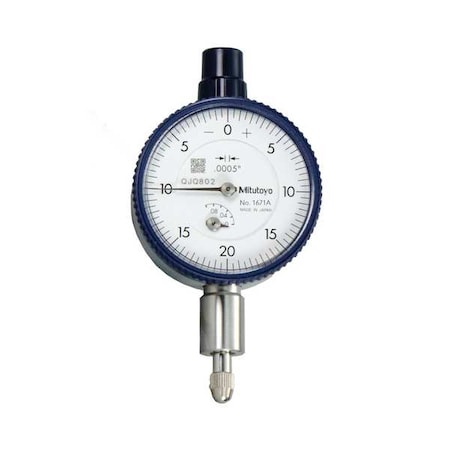 Dial Indicator, 0 in to 0.1 in, Balanced MPN:1671AB