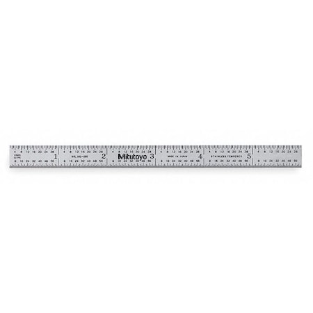 Steel Rule, Flexible, 6In, 32/64ths/0.5/1mm MPN:182-205