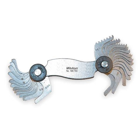 Thread Pitch Gauge Set, Thread Ang 60 deg MPN:188-153