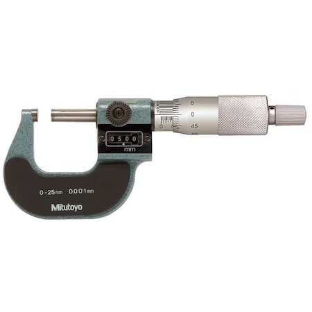 Digital Micrometer, Outside, 0 to 25mm MPN:193-111