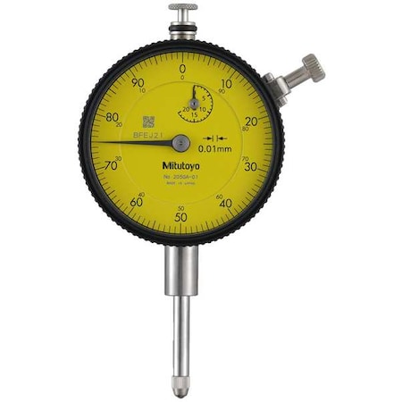 Dial Indicator, 0 to 20 mm, Yellow MPN:2050A-01