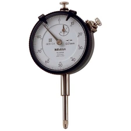 Dial Indicator, 0 to 20 mm Range, White MPN:2050AB