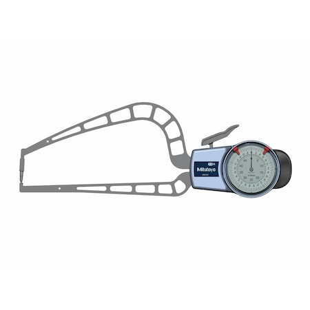 Caliper Gage, Dial, External, 0-2