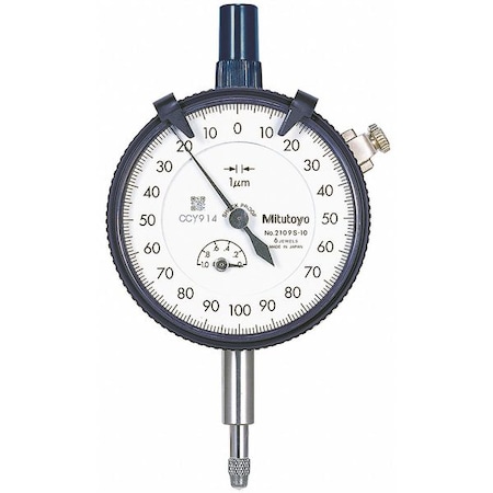Dial Indicator, 0 to 1mm, 0-100-0 MPN:2109A-10