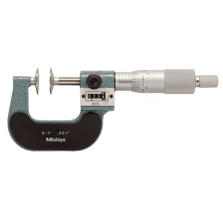 Digital Disk Micrometer, 0-1 In, 0.001 In MPN:223-125