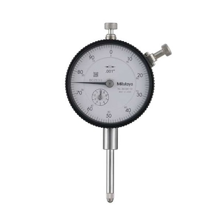 Dial Indicator, 0 in to 1 in, White MPN:2416A-10