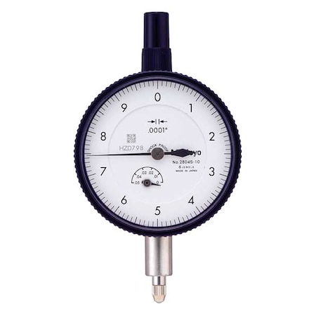 Dial Indicator, 0 to 0.050 In, 0-10 MPN:2804A-10