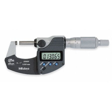 Digital Micrometer, 0 to 1In, Ratchet MPN:293-330-32