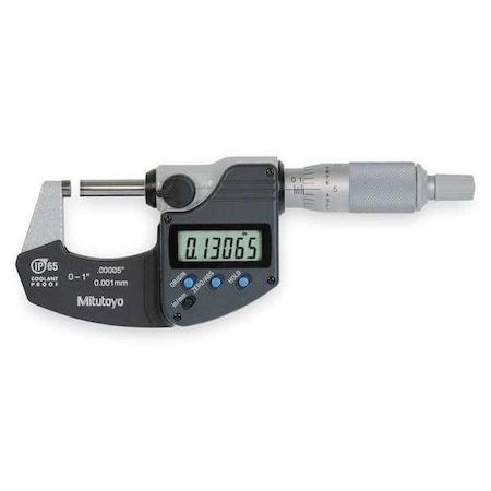 Electronic Micrometer, 1 In, Cert, SPC MPN:293-330-32-CAL
