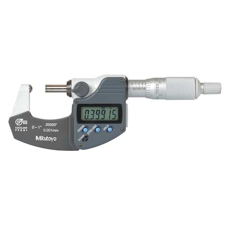 Digital Micrometer, 0 to 1 In, SPC MPN:395-351-32