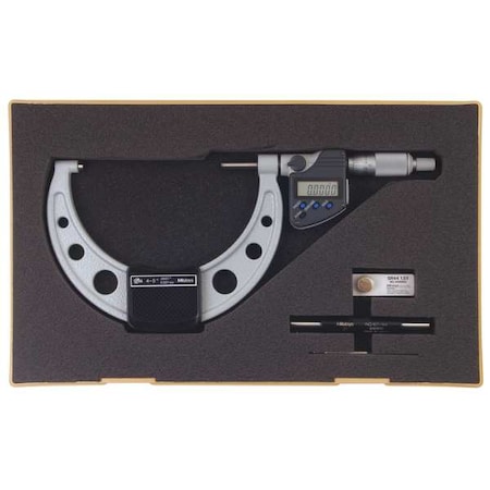 Digital Micrometer, Outside, 4 to 5 In, SPC MPN:293-350-32
