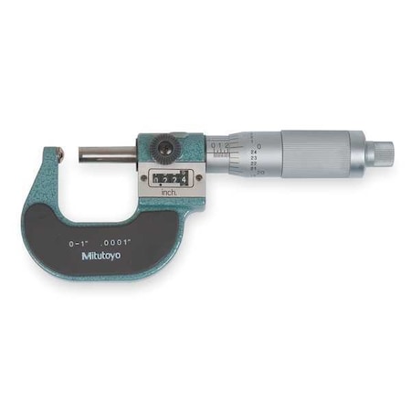 Spherical Micrometer, Flat, 0-1 In MPN:295-153