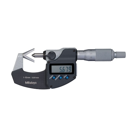 Micrometer, V-Anvil with Relief 3-Flute MPN:314-252-32