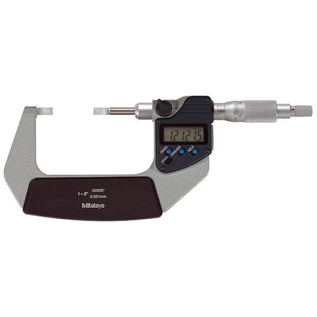 Digital Micrometer, Blade, 1 to 2 In, SPC MPN:422-331-32