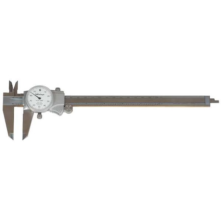 Dial Caliper w/Cert, 8 In, 0.100/Rev MPN:505-743JCAL
