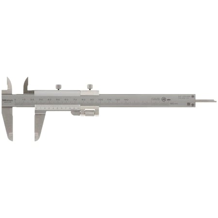 Vernier Caliper, 130mm, Fine Adj MPN:532-101