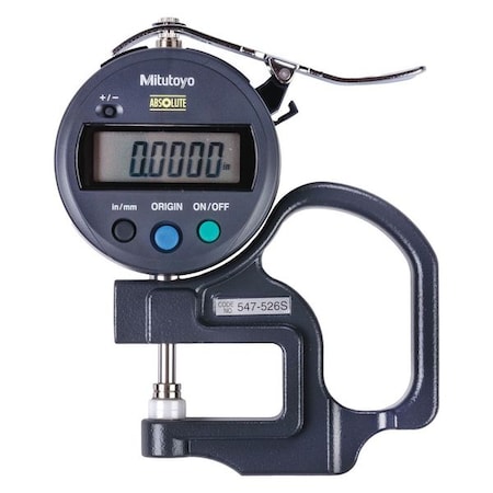 Digital Thickness Gauge, Acc +/-0.0002 in MPN:547-526S