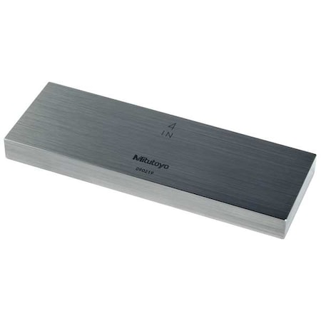 Gage Block, Rect, Steel, 4.00 In, ASME 0 MPN:611204-531