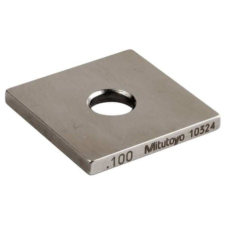 Gage Block, Square, Steel, 0.100 In, ASME 0 MPN:614191-531