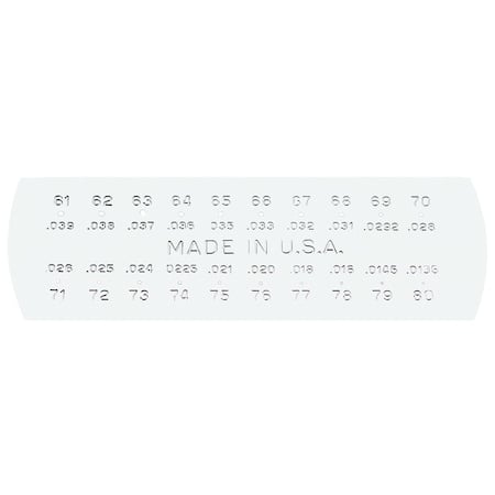 Drill Gage, 61-80 MPN:950-200