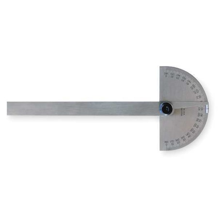 Protractor, Semi-Circular, 6 In, Non-Grad MPN:968-202