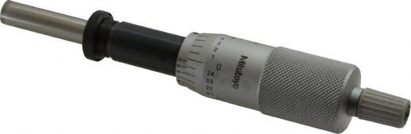 1 Inch, 0.8268 Inch Ratchet Stop Thimble, 0.315 Inch Diameter x 34mm Long Spindle, Mechanical Micrometer Head MPN:151-237