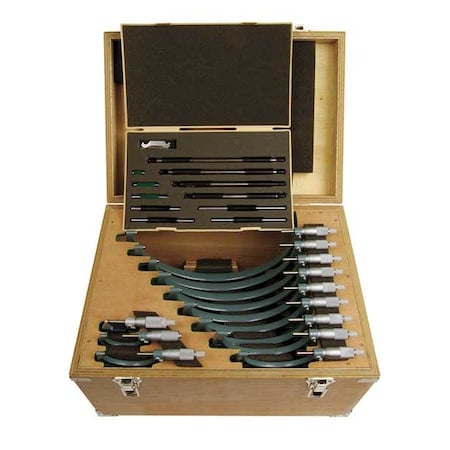 Outside Micrometer Set 12 Pc 0-12