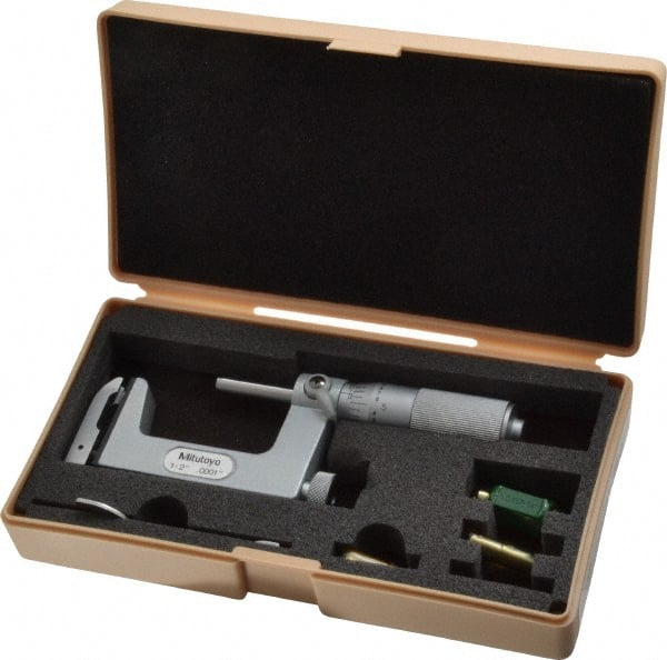 1 to 2 Inch, Carbide Face, Mechanical Multi Anvil Micrometer MPN:117-108