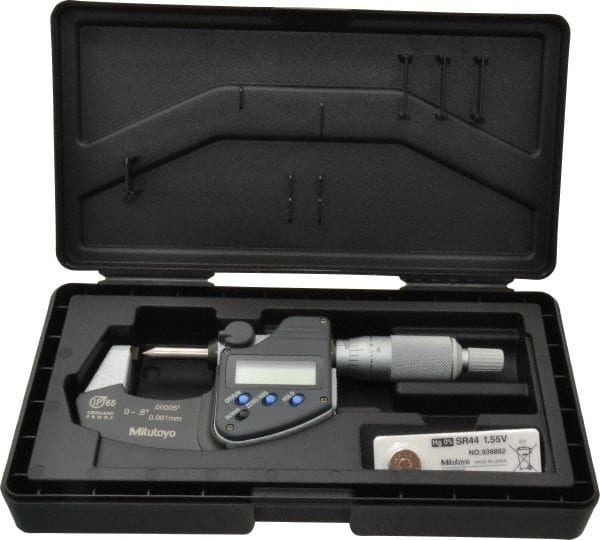 0 to 0.8 Inch Measurement, 0.0002 Inch Accuracy, Electronic Crimp Height Micrometer MPN:342-371-30
