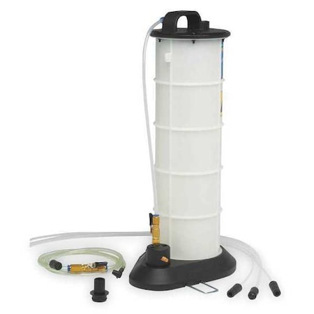 Fluid Evacuator/Brake Bleeder, Pneumatic, Capacity 2.3 Gal. MPN:07300