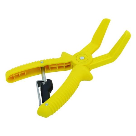 Locking Hose Clamp, Nylon, Angled Jaw MPN:MVA7607