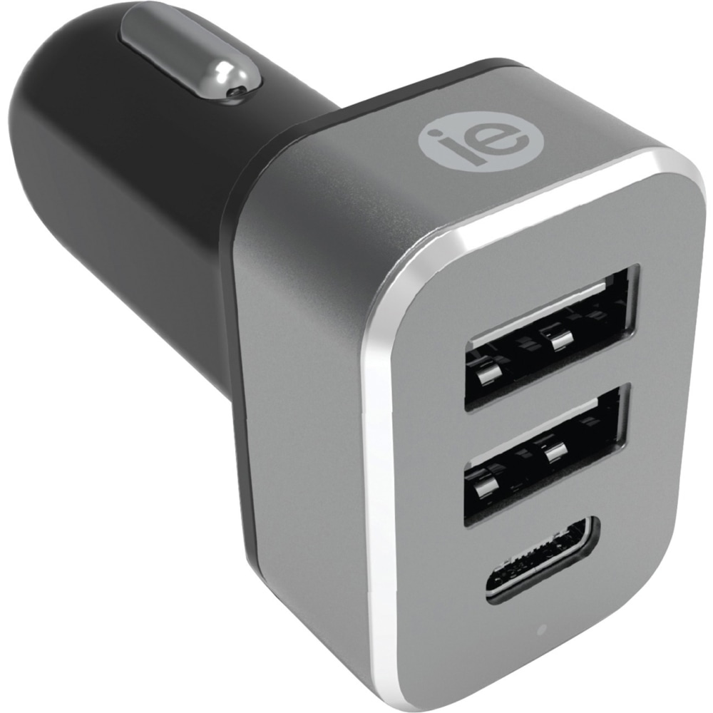 iEssentials Auto Adapter - 17 W - 12 V DC Input - 5 V DC Output - 4.10 A MPN:IEN-PC42A1C-BK