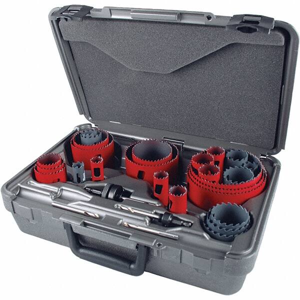 General Purpose Hole Saw Kit: 29 Pc MPN:177894