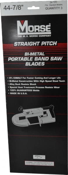 Portable Bandsaw Blade: 3' 8-7/8