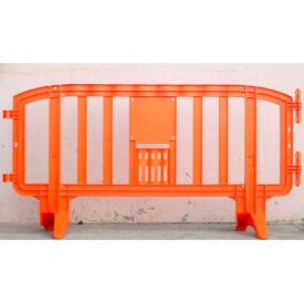 MOVIT® Plastic Barricade Extension Interlocking Orange MOVIT-ORANGE