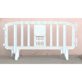 MOVIT® Plastic Barricade Interlocking White MOVIT-WHITE