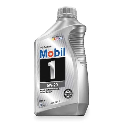 Mobil 1 Engine Oil, 5W-20, 1 Qt. MPN:103008